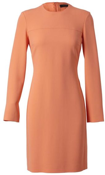 Calvin Klein Crepe Shift Dress - Lyst