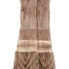 Giambattista Valli Patterned Fur Dress in Brown - Lyst
