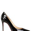 Christian Louboutin 100mm Decollete 554 Patent Pointy Pumps in Black - Lyst