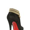 Christian Louboutin 100mm Marychal Suede Military Boots in Black - Lyst