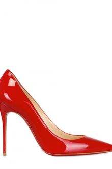 Christian Louboutin 100mm Decollete 554 Patent Pointy Pumps - Lyst