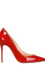 Christian Louboutin 100mm Decollete 554 Patent Pointy Pumps