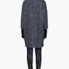 Elizabeth And James Charcoal Raccoon Fur Trim Valentina Coat in Gray (charcoal) - Lyst