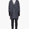 Elizabeth And James Charcoal Raccoon Fur Trim Valentina Coat in Gray (charcoal) - Lyst