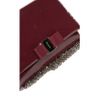 Ferragamo Eco Patent Leather Bow Long Chain Flap Bag in Red (bordeaux) - Lyst