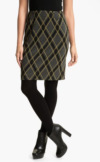 Halogen Ponte Pencil Skirt - Lyst