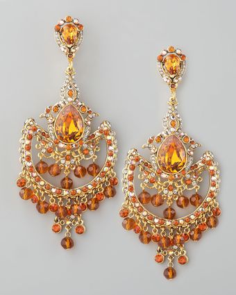 Jose & Maria Barrera Topazcolored Drop Earrings - Lyst