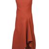 Narciso Rodriguez Asymmetric Dress in Brown (rust) - Lyst