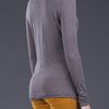Rag & Bone Classic Long Sleeve Tshirt in Purple (gunmetal) - Lyst