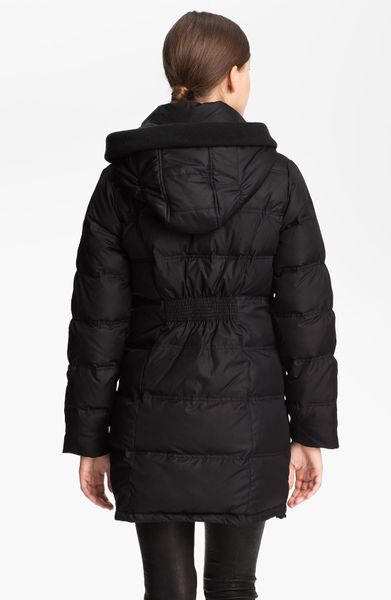 Steve Madden Packable Down Walking Coat in Black | Lyst