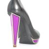 Yves Saint Laurent Vanda Pumps in Silver (gunmetal) - Lyst