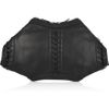 Alexander Mcqueen De Manta Leather Clutch in Black - Lyst
