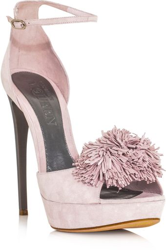 Alexander McQueen Pom Pom Highheel Shoes - Lyst