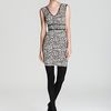 Bcbgmaxazria Dress Fancy Leopard Jacquard in Black (gardinia combo) - Lyst