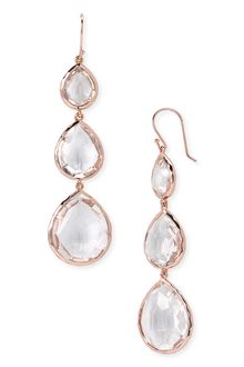 Ippolita Triple Teardrop Rosé Earrings - Lyst