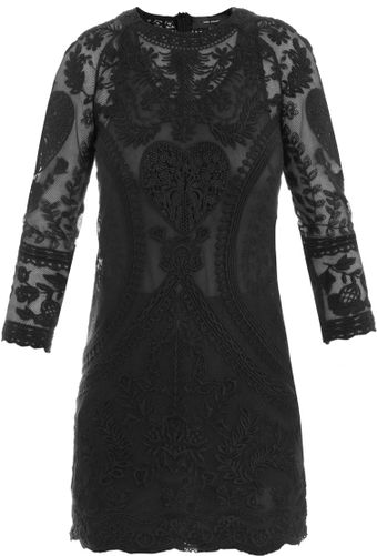 Isabel Marant Devi Heartlace Dress - Lyst