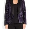 Roberto Cavalli Animalprint Brocade Tuxedo Jacket in Purple (animal) - Lyst