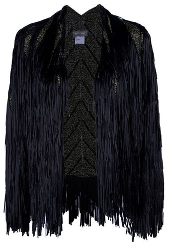 Tim Ryan Fringe Cape - Lyst