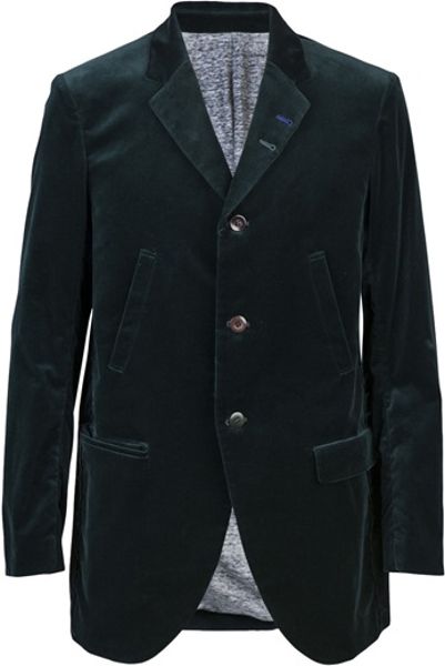Undercover Velvet Blazer in Green for Men - Lyst