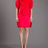 Alexander Mcqueen Ruffled Dress in Red - Lyst
