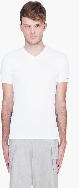 Calvin Klein White Core Scupt Compression Tshirt - Lyst