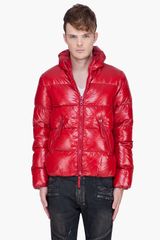 Duvetica Red Classic Vega Hooded Jacket