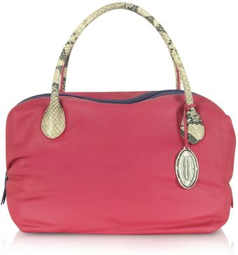 Elie Tahari Maura Colorblock Leather Satchel - Lyst