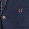 Fred Perry Jacket Cardigan in Blue for Men (blue granite) - Lyst
