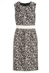 Giambattista Valli Knit Print Sleeveless Dress