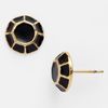 Kate Spade Jewelbar Stud Earrings in Black (black/ gold) - Lyst