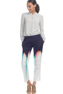 Matthew Williamson Sunburst Ink Tailoring Cigarette Pants - Lyst