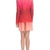 Matthew Williamson Dip Dyed Leopard Weave Oversized Blazer in Red - Lyst