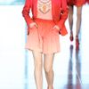 Matthew Williamson Dip Dyed Leopard Weave Oversized Blazer in Red - Lyst