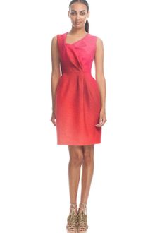 Matthew Williamson Dip Dyed Leopard Weave Twisted Drape Dress - Lyst