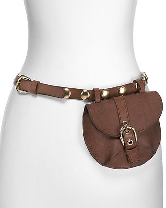 Michael Kors Michael Belt Round Belt Bag with Studs - Lyst