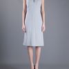 Bottega Veneta Sleeveless Dress in Gray (grey) - Lyst