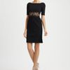 Emilio Pucci Lacedetail Sheath Dress in Black - Lyst
