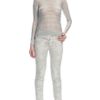 Ferragamo Ss Ash Mix Knit Sweater in Gray (semix ash) - Lyst