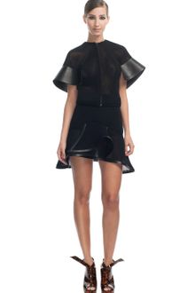 Mugler Ss Noir Trame Shogun Top - Lyst