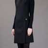 Victoria Beckham Rear Zip Dress in Black - Lyst