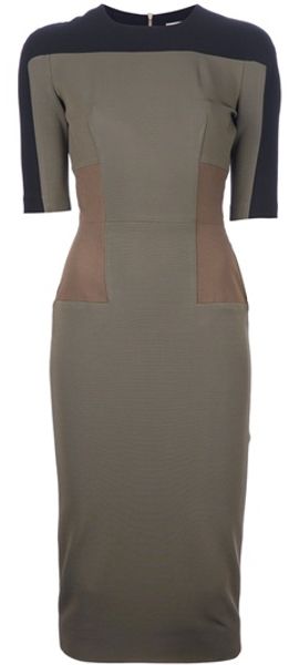 Victoria Beckham Pencil Dress - Lyst