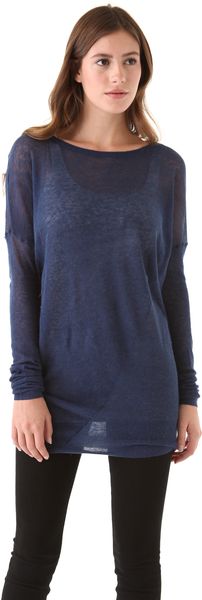 Vince Twist Seam Crew Sweater - Lyst