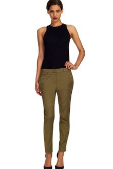 Wes Gordon Stretch Cotton Silk Pant - Lyst