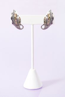 Nasty Gal Abalone Leaf Earrings - Lyst