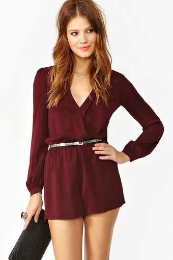 Nasty Gal Prudence Wrap Romper - Lyst