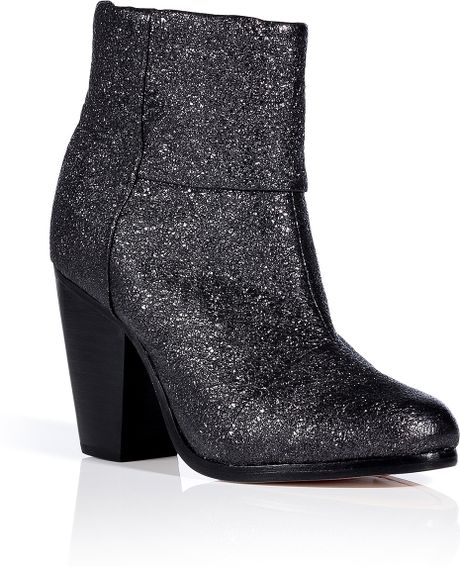 Rag & Bone Gunmetal Crinkle Classic Newbury Boots in Gray (gunmetal) - Lyst