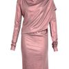 Vivienne Westwood Anglomania Red Metallic Toga Drape Dress in Red - Lyst