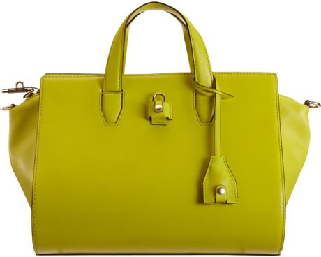 Alexander Wang Pelican Satchel in Yellow (gold) - Lyst