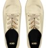 Asos Moment Metallic Flat Shoes in Gold (champagne) - Lyst