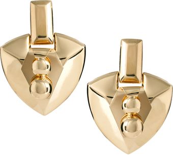 Asos Shield Doorknocker Earrings - Lyst